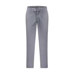 Boss Pantaloni Uomo Blu Tapered Fit Logo