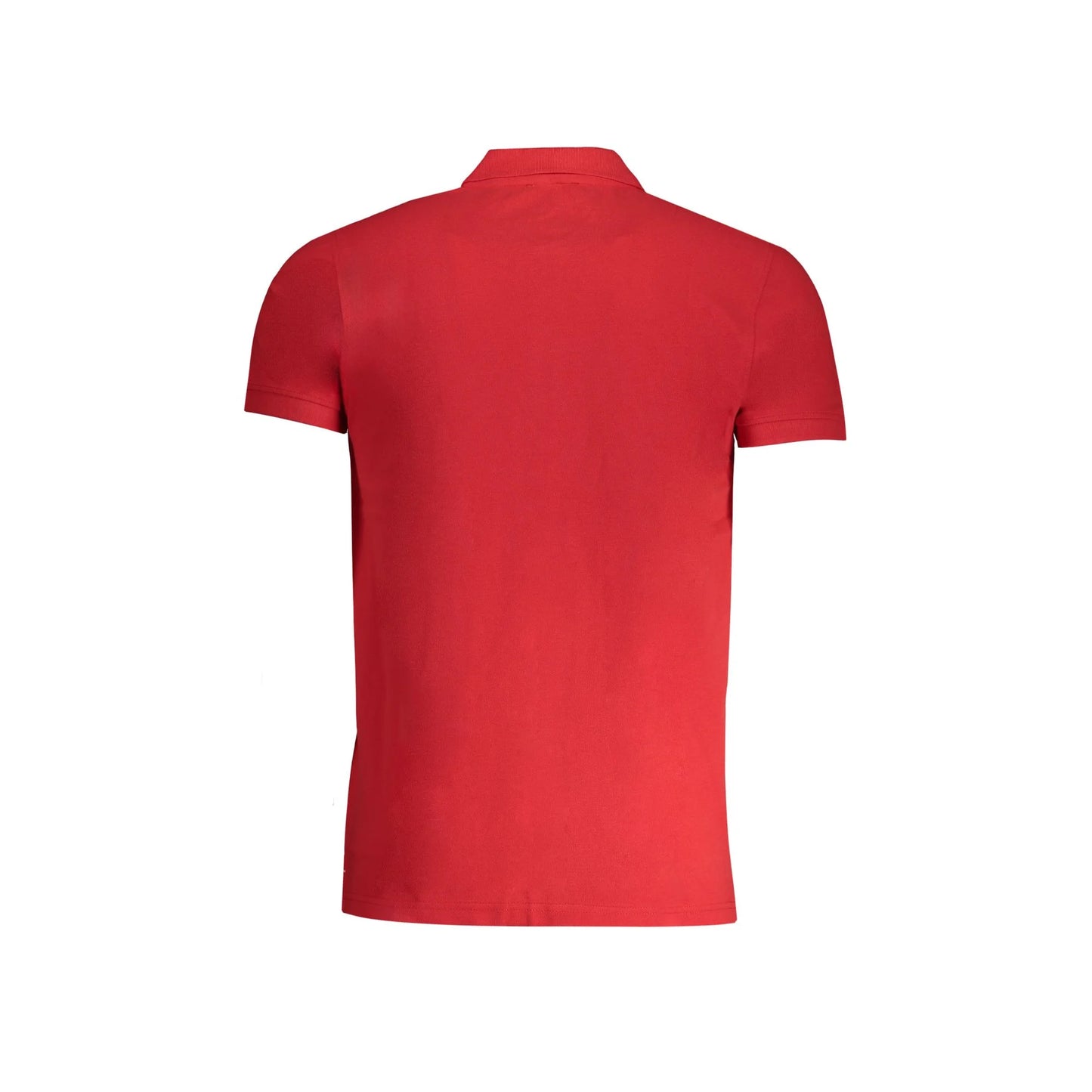 Cavalli Class Polo Maniche Corte Uomo Rossa Stampa Logo rosso - vista 2