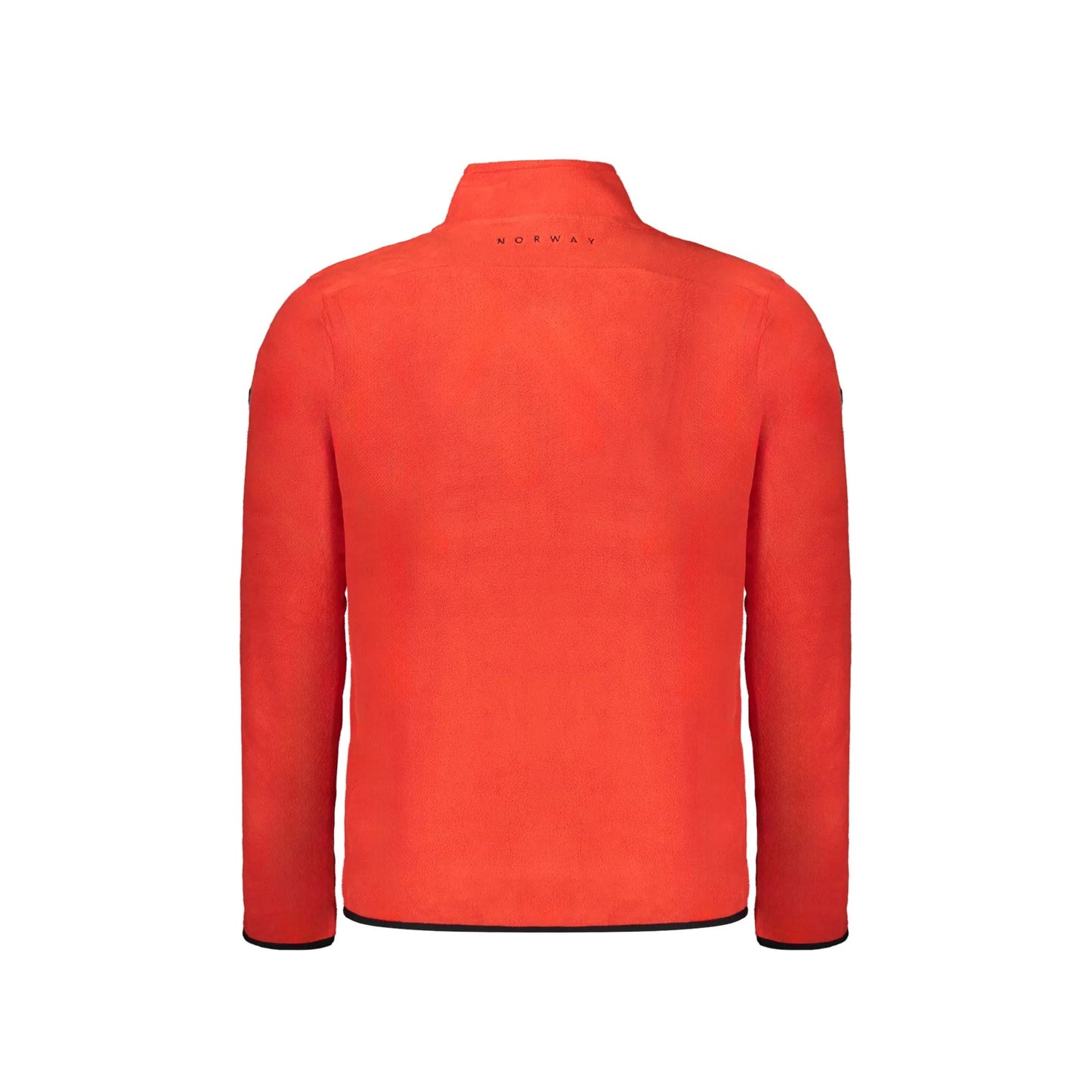 Norway 1963 Felpa Uomo Rossa in Pile con Zip e Logo Felpe rosso - vista 2