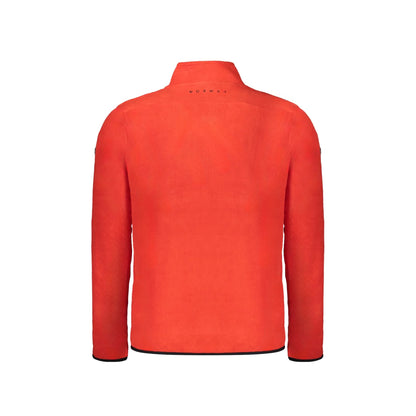 Norway 1963 Felpa Uomo Rossa in Pile con Zip e Logo Felpe rosso - vista 2