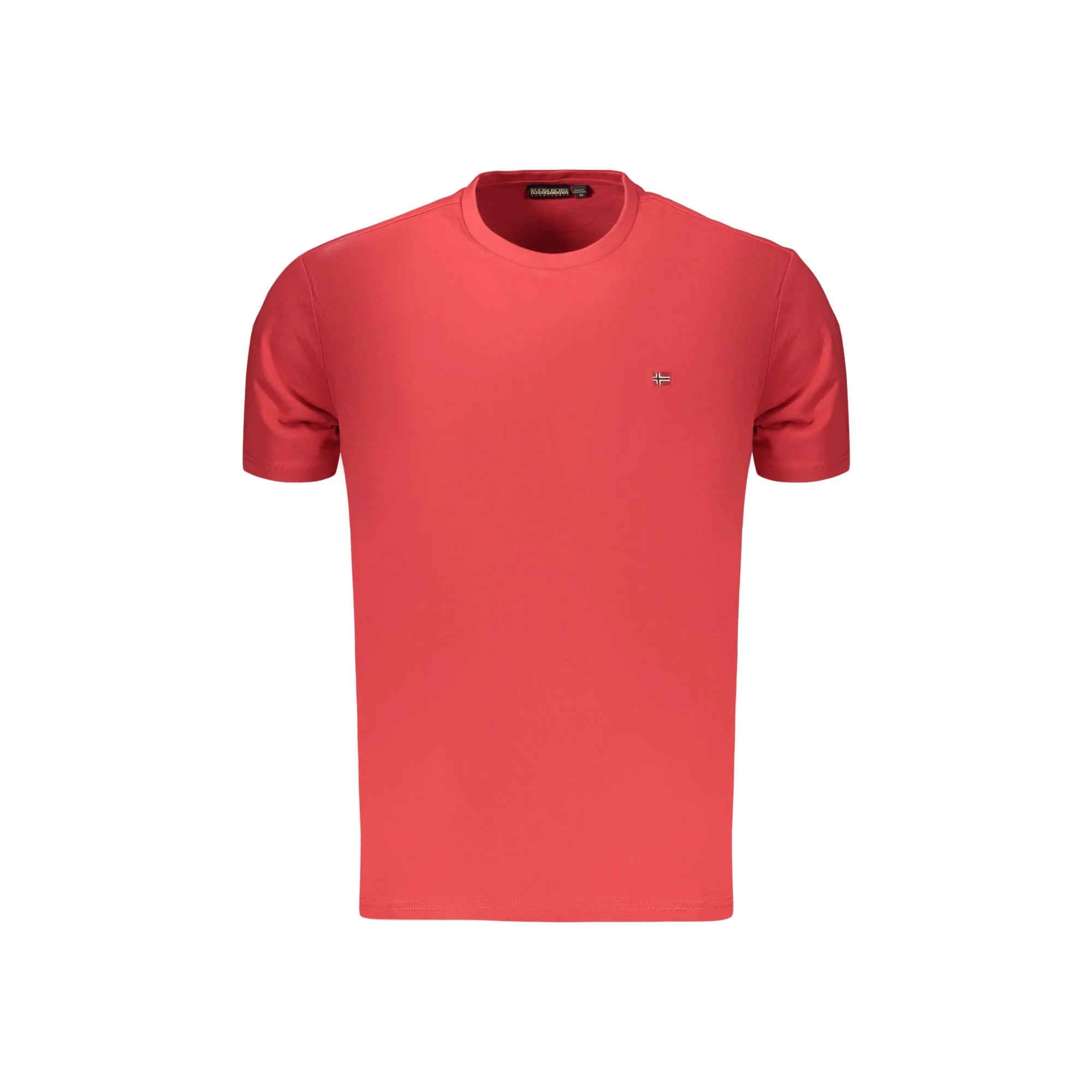 NAPAPIJRI T-SHIRT MANICHE CORTE UOMO ROSSO