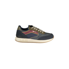 Gas Herren Sneaker Blau mit Logo-Print