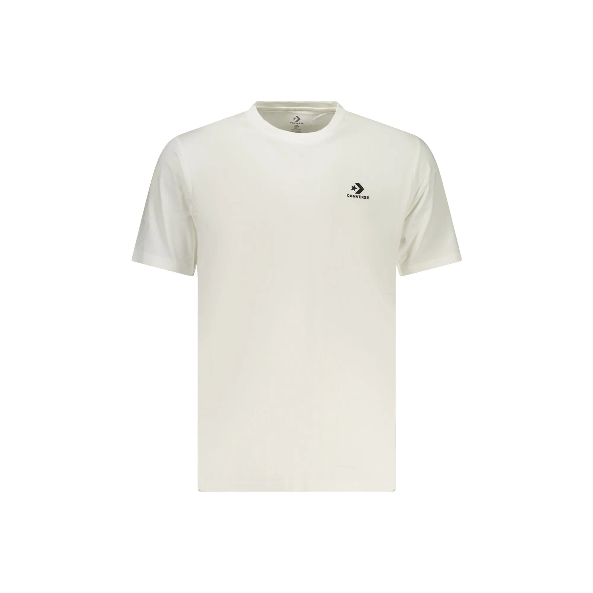 CONVERSE T-SHIRT MANICHE CORTE UOMO BIANCO