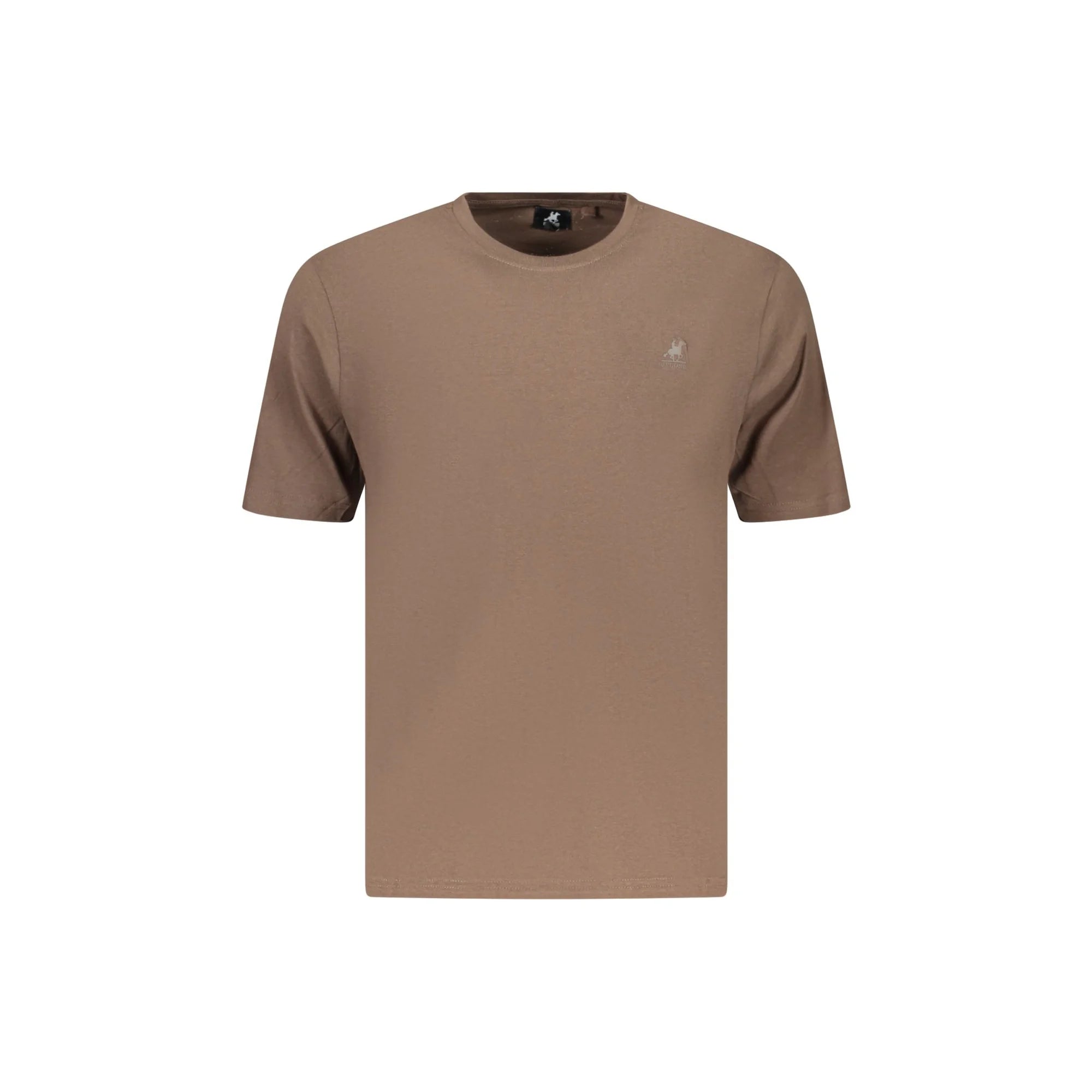 U.S. GRAND T-SHIRT MANICHE CORTE UOMO MARRONE