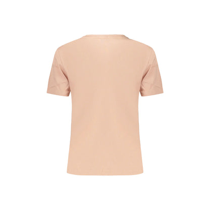 CALVIN KLEIN T-SHIRT MANICHE CORTE DONNA ROSA