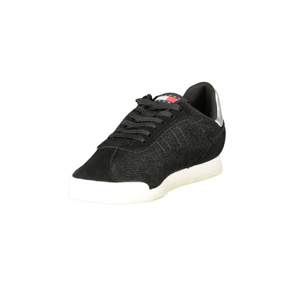 TOMMY HILFIGER Scarpe Sneakers Donna Nere con Dettagli a Contrasto nero - vista 3
