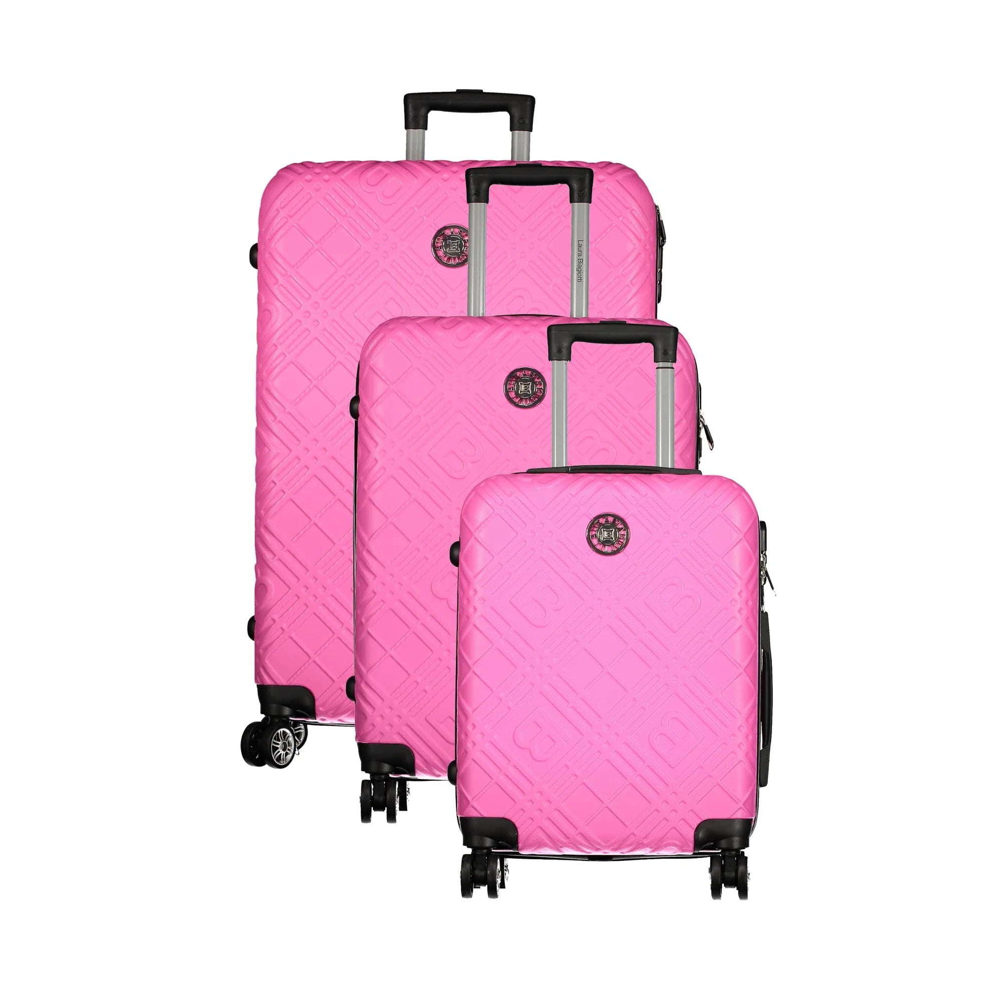 LAURA BIAGIOTTI TROLLEY GRANDE DONNA ROSA