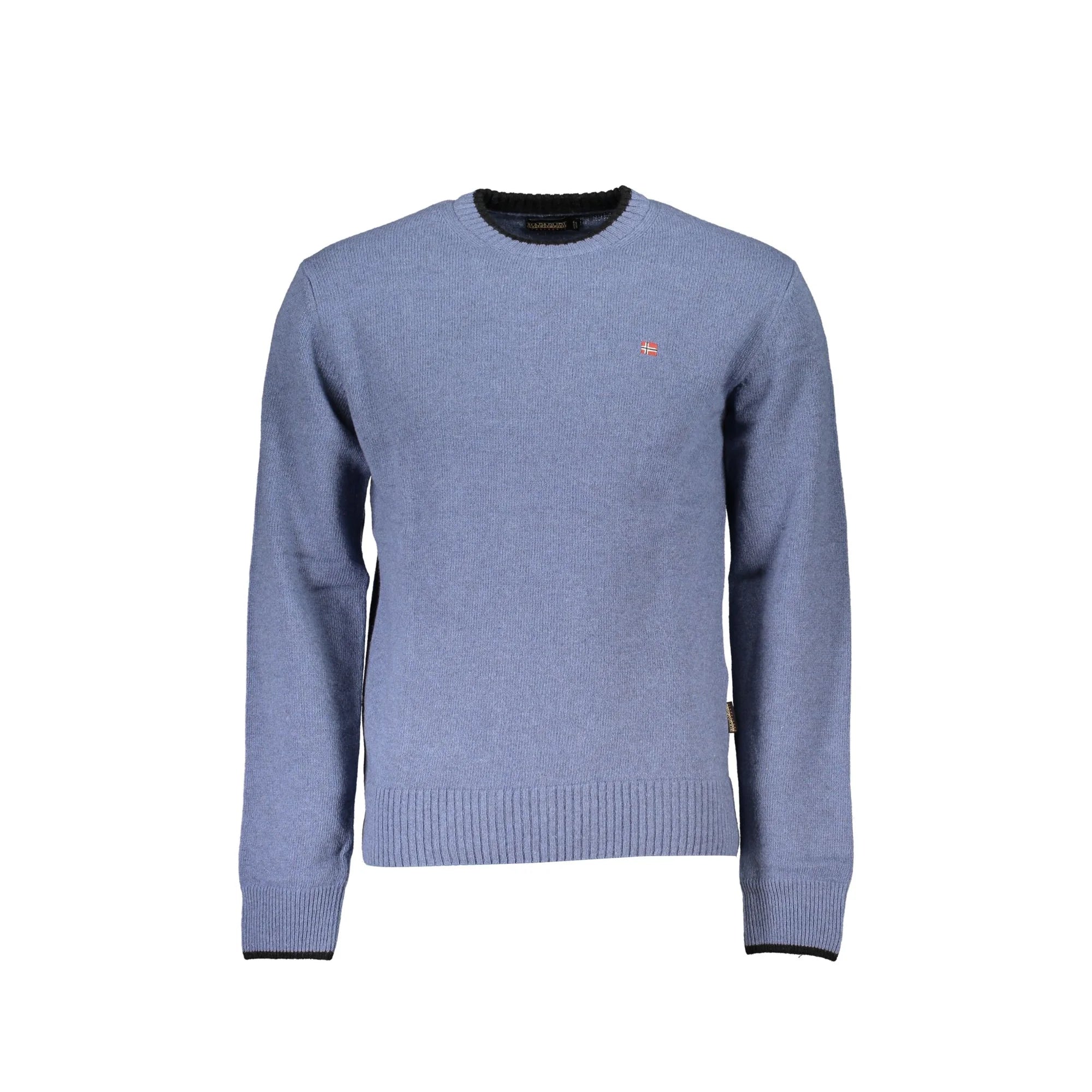 Napapijri Maglione Uomo Blu Ricamo Maglie - foto prodotto