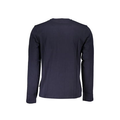 Napapijri T-Shirt Maniche Lunghe Uomo Blu Ricamo - vista 2