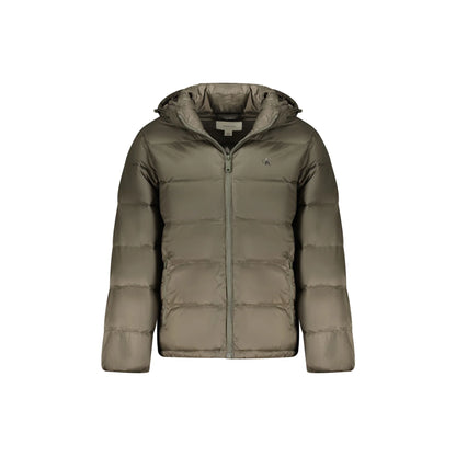 Calvin Klein Giubbotto Uomo Marrone Cappuccio Water Wind Resistant Giubbotti e Giacche - foto prodotto