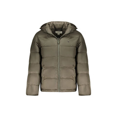 Calvin Klein Veste Homme Marron À Capuche Water Wind Resistant