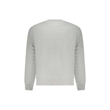 Calvin Klein Felpa Maniche Lunghe Uomo Grigia Stampa Felpe grigio - vista 2
