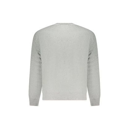Calvin Klein Felpa Maniche Lunghe Uomo Grigia Stampa Felpe grigio - vista 2