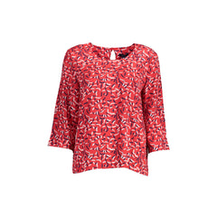 Gant Suéter Mujer Rojo Botón
