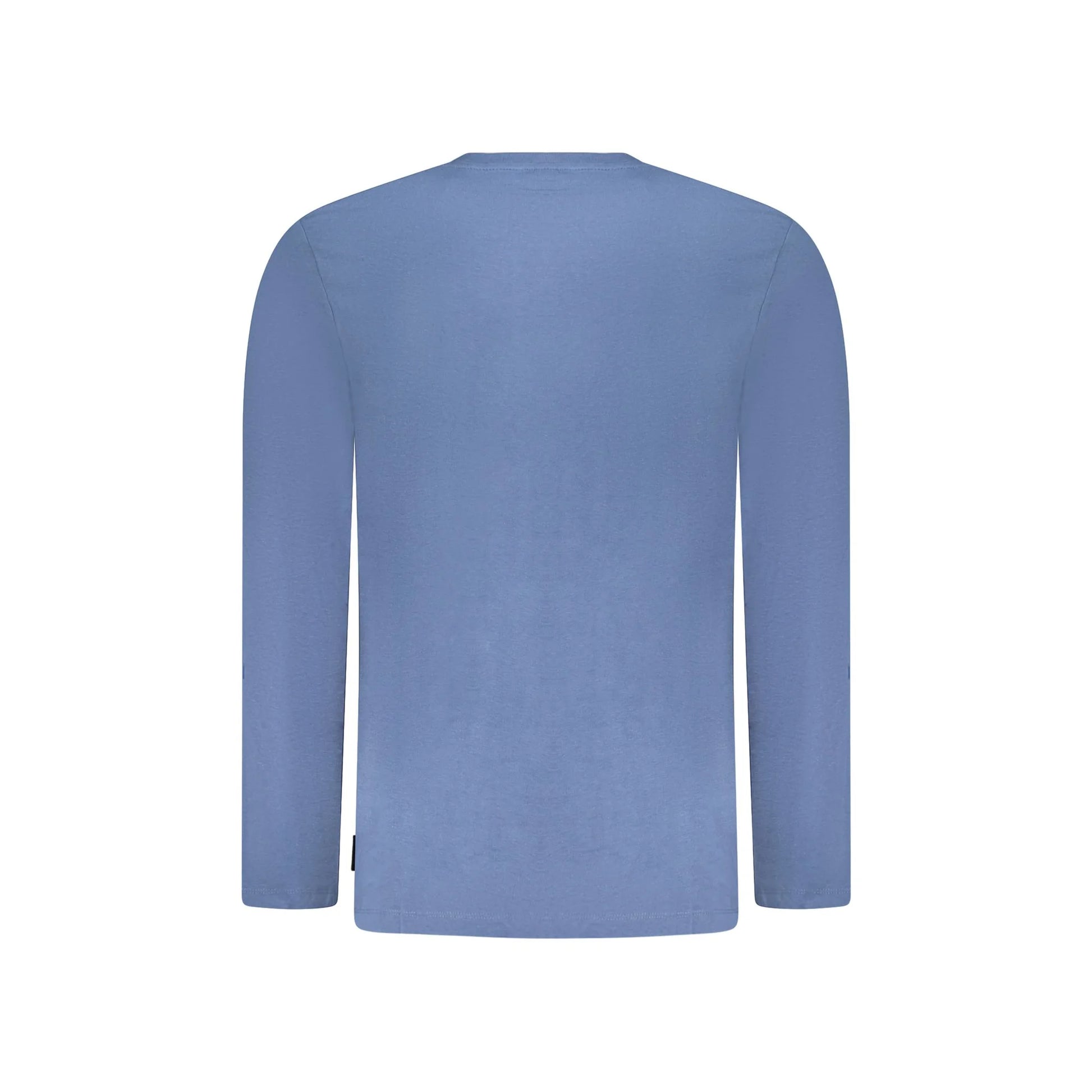 U.S. Grand T-Shirt Uomo Blu Maniche Lunghe Girocollo Stampa Logo - vista 2