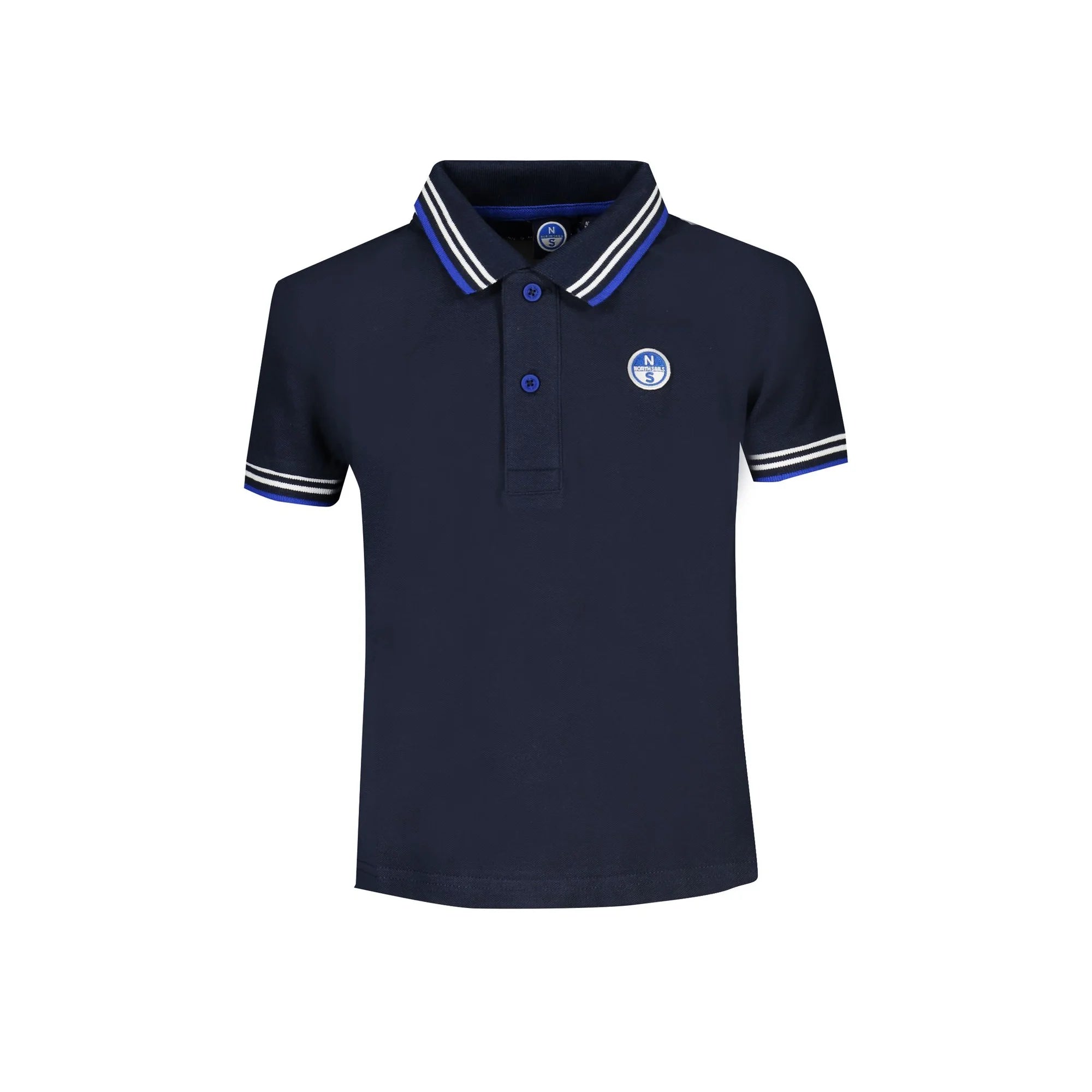 NORTH SAILS POLO MANICHE CORTE BAMBINO BLU