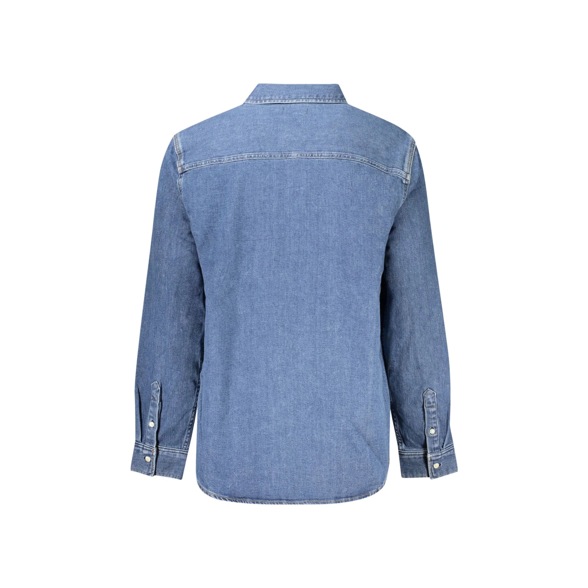 CALVIN KLEIN CAMICIA MANICHE LUNGHE UOMO BLU