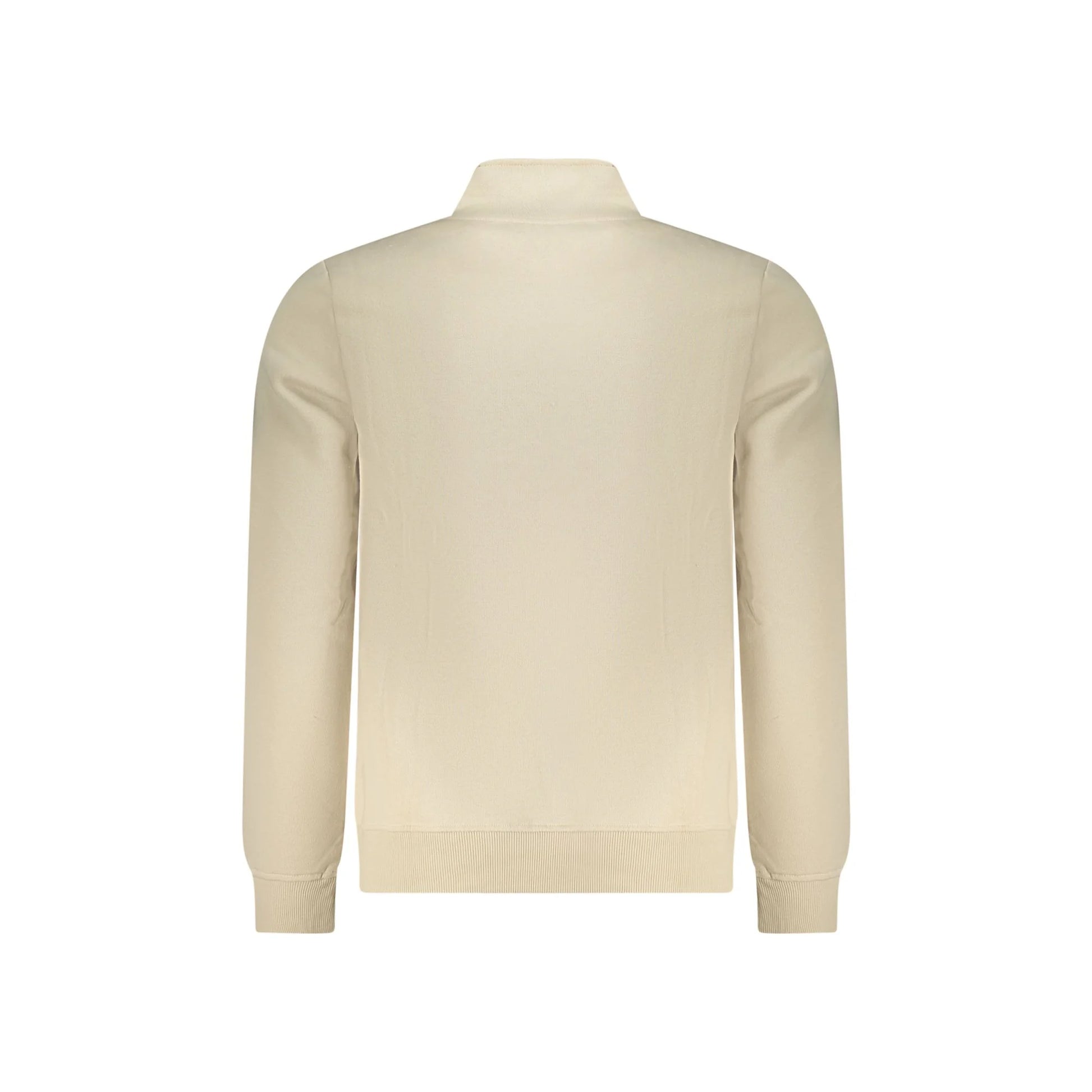 U.S. Grand Felpa Uomo Beige Mezza Zip Felpata Logo Felpe - vista 2