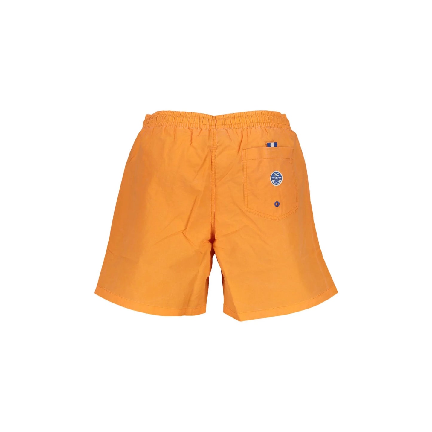 North Sails Costume da Mare Uomo Arancione Stampa Logo - vista 2