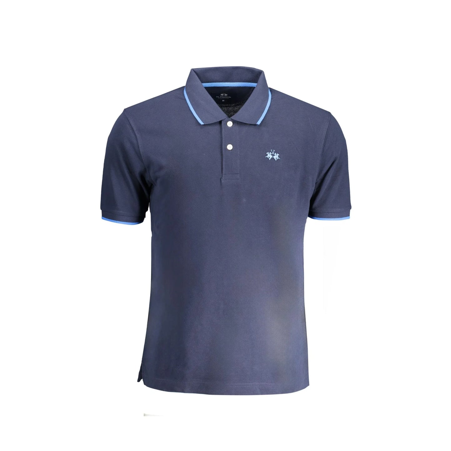 La Martina Polo Maniche Corte Uomo Blu Ricamo - foto prodotto