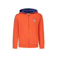 North Sails Felpa Maniche Lunghe Unisex Arancione con Zip