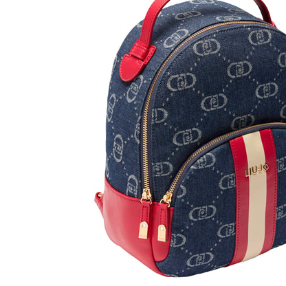 Zaino Donna LIU JO in Denim Jacquard - vista 5