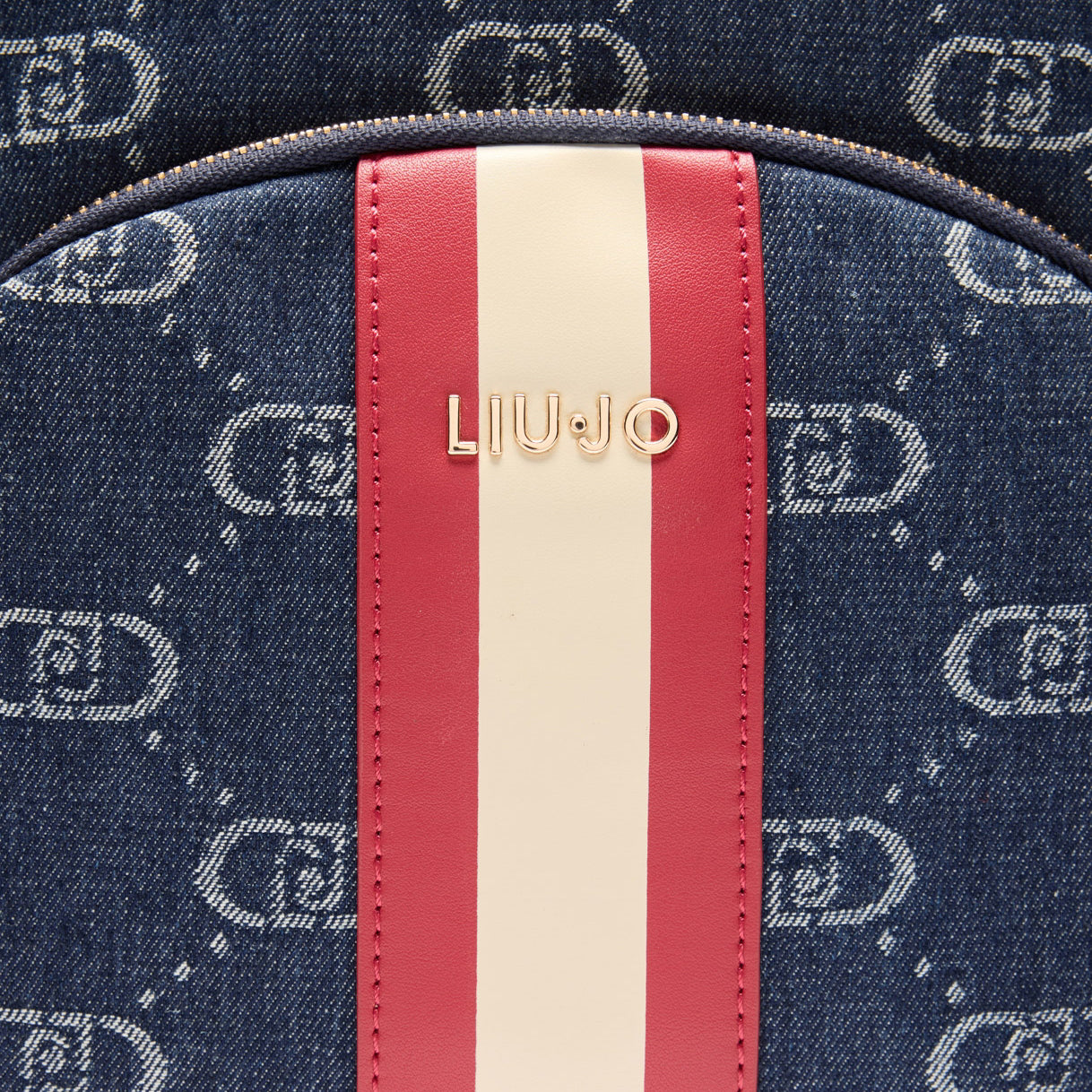 Zaino Donna LIU JO in Denim Jacquard - vista 6