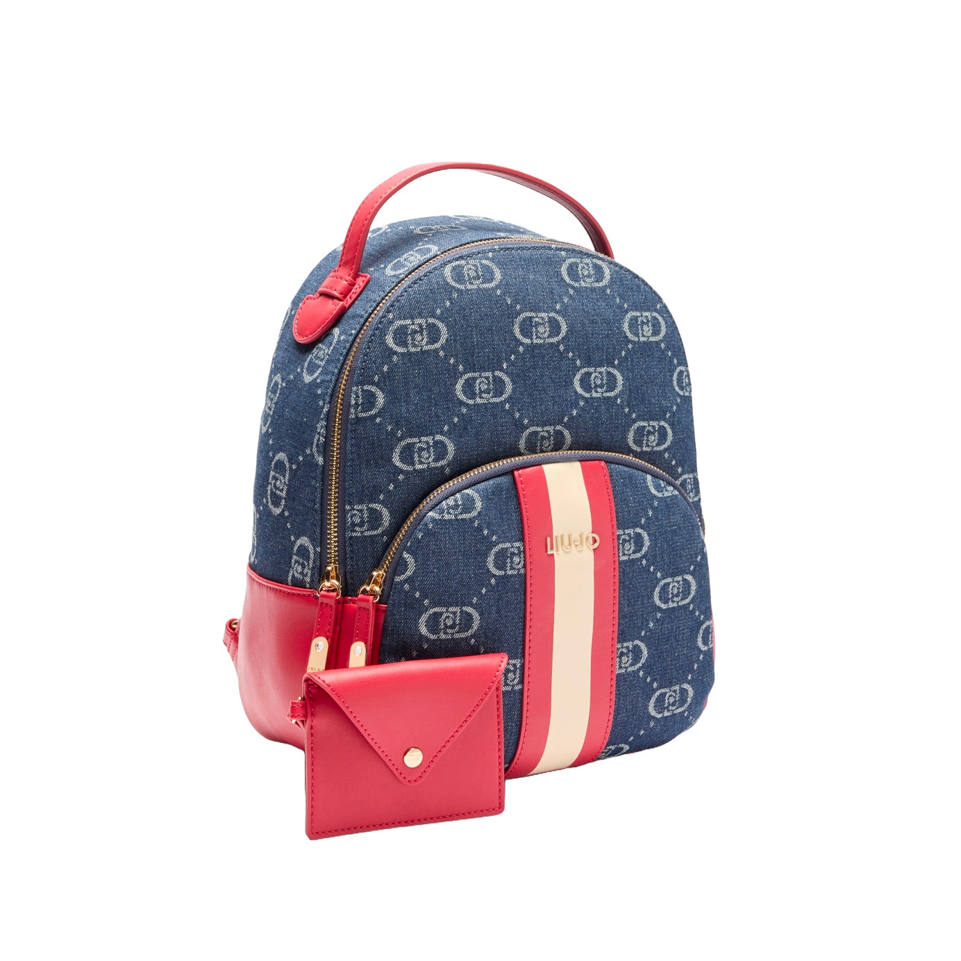 Zaino Donna LIU JO in Denim Jacquard - vista 3