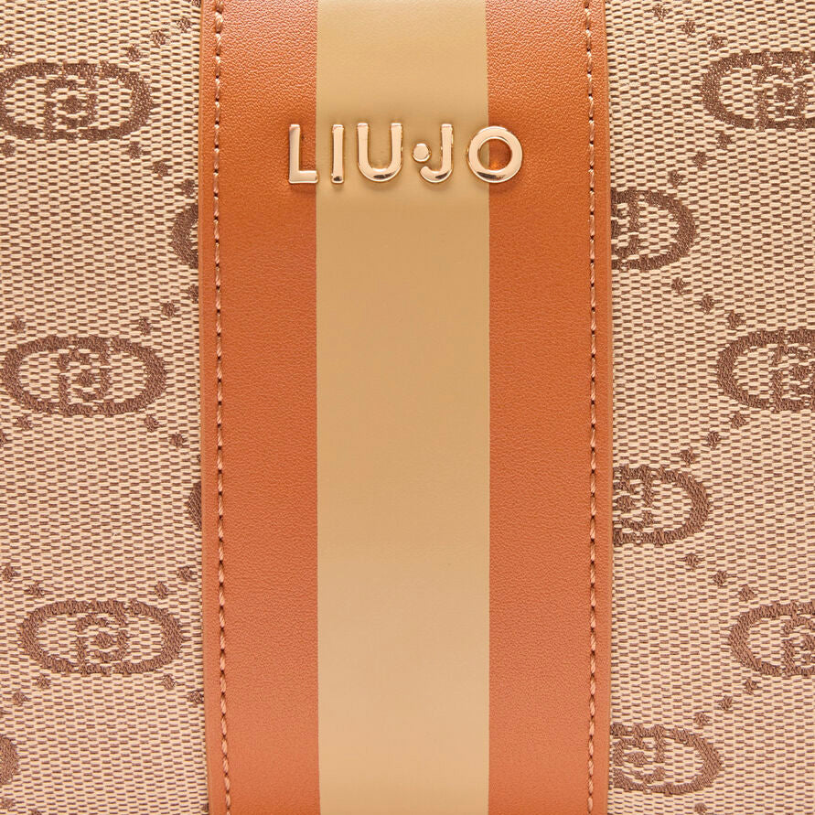 Borsa Donna a Tracolla Liu Jo in Tessuto Jacquard con Monogram LJ Borse - vista 6