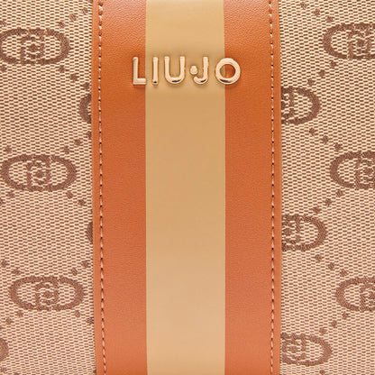 Borsa Donna a Tracolla Liu Jo in Tessuto Jacquard con Monogram LJ Borse - vista 6