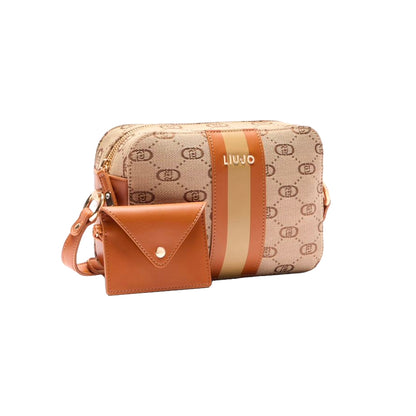 Borsa Donna a Tracolla Liu Jo in Tessuto Jacquard con Monogram LJ Borse - vista 3