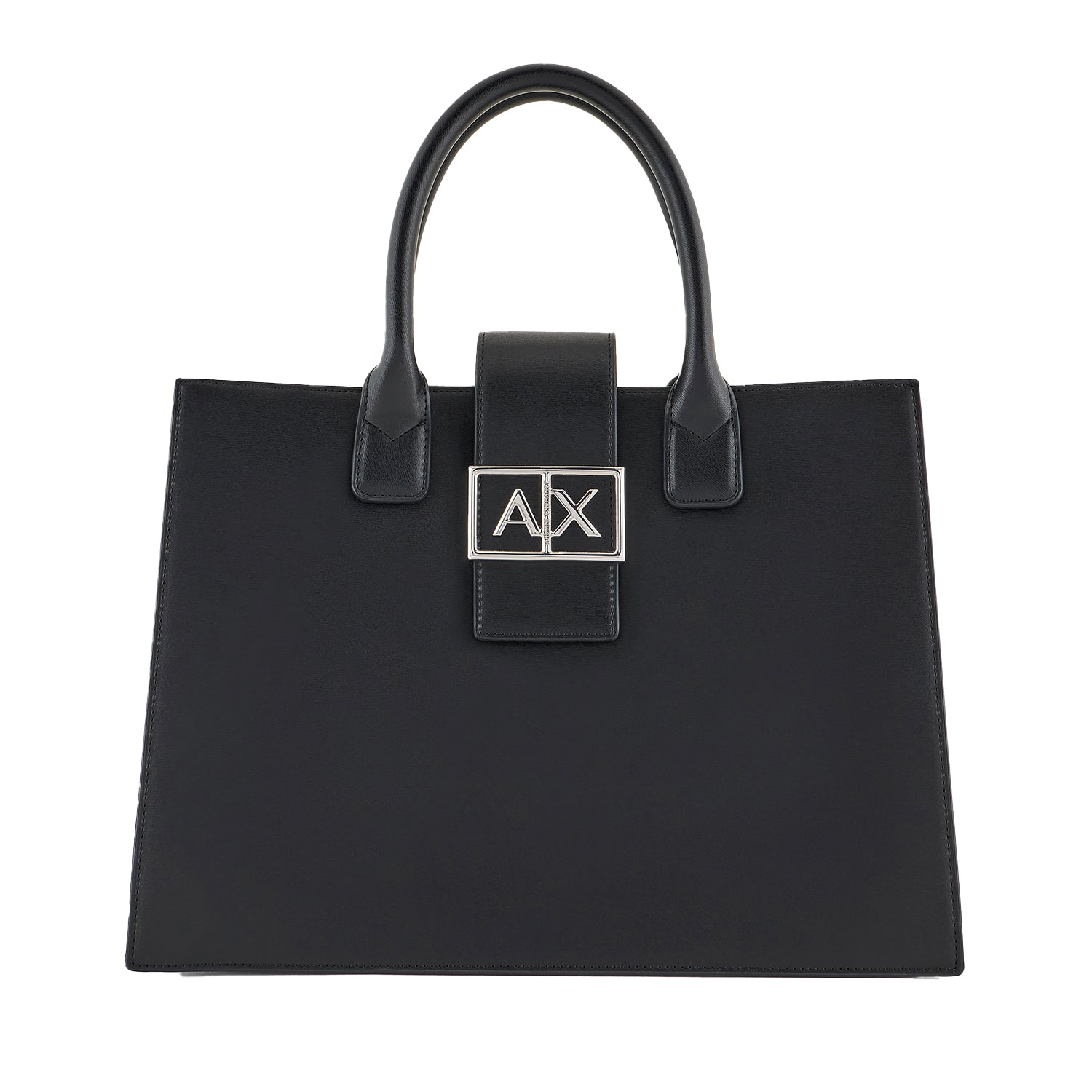 Borsa Donna a Mano a Trapezio ASV con Tracolla Rimovibile Armani Exchange Borse Nero - foto prodotto