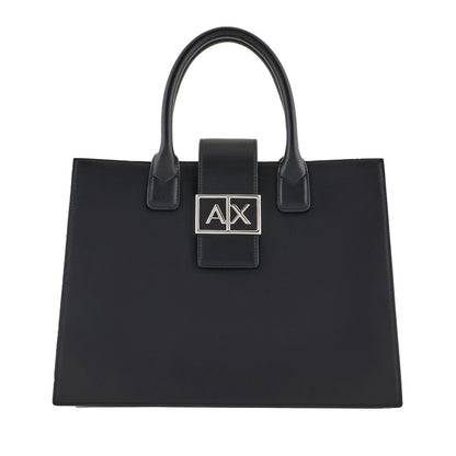 Borsa Donna a Mano a Trapezio ASV con Tracolla Rimovibile Armani Exchange Borse Nero - foto prodotto
