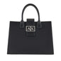 Borsa Donna a Mano a Trapezio ASV con Tracolla Rimovibile Armani Exchange Borse Nero - foto prodotto
