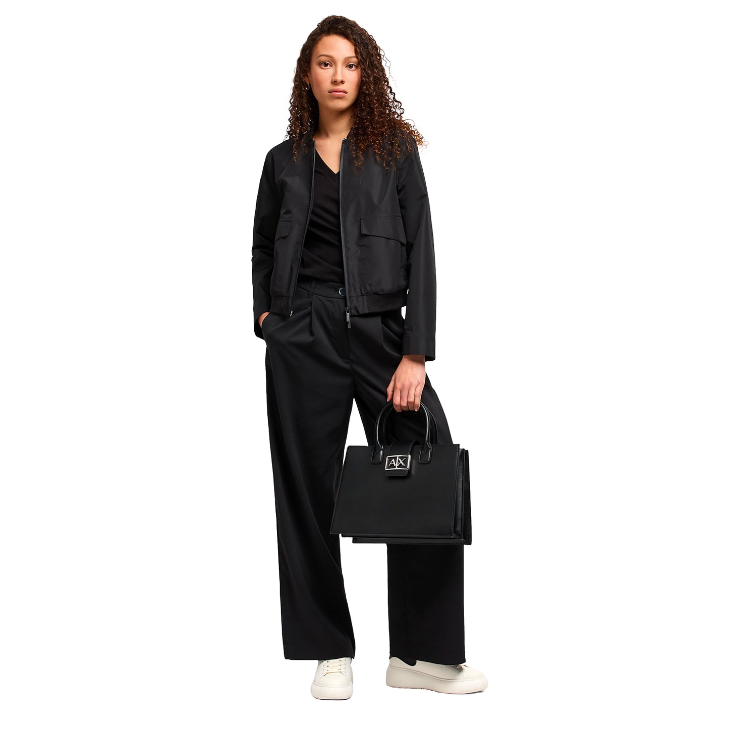 Borsa Donna a Mano a Trapezio ASV con Tracolla Rimovibile Armani Exchange Borse - vista 5