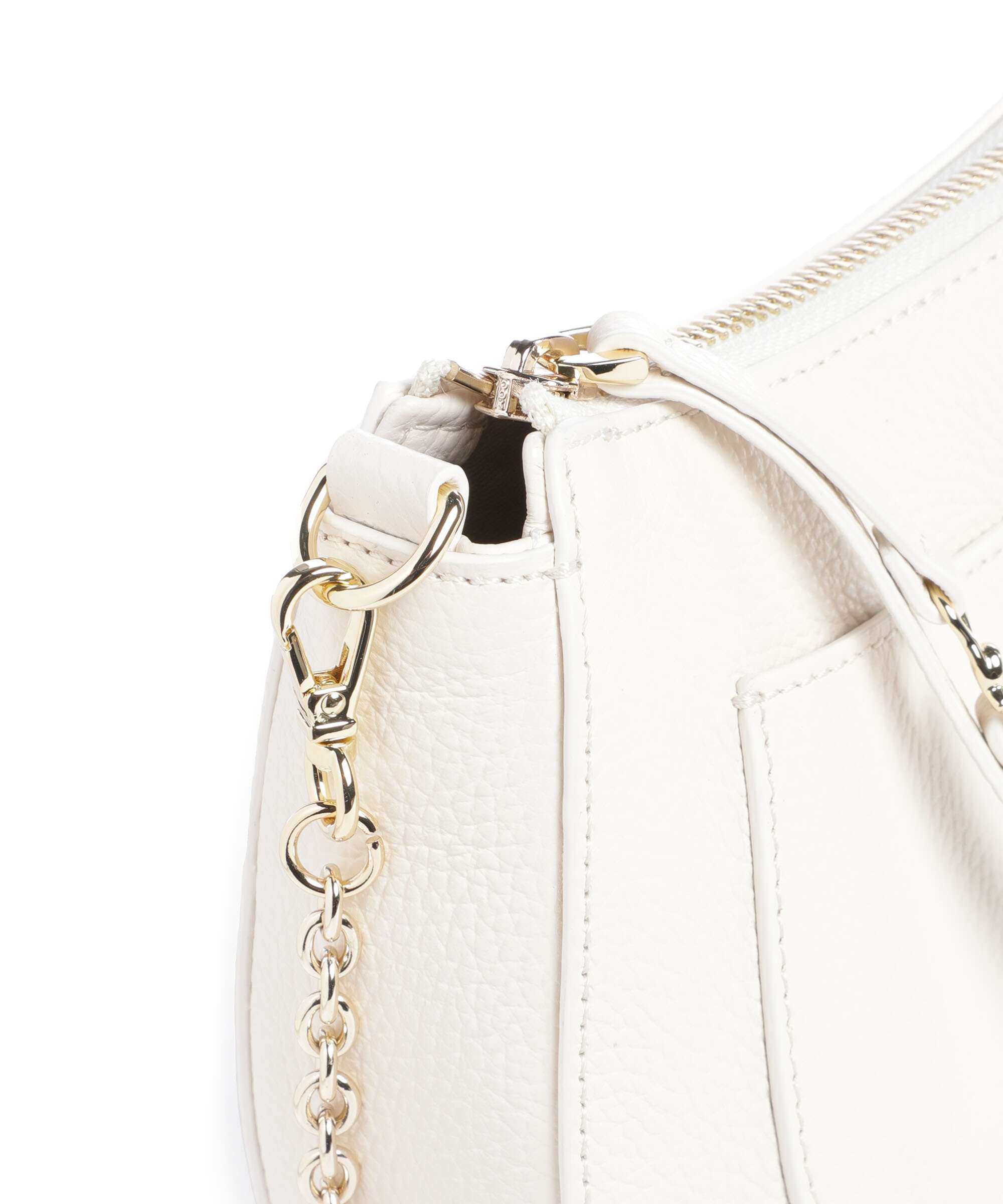 Coccinelle Borsa a Tracolla Pelle Donna Bianca Con Logo Borse bianco - vista 4