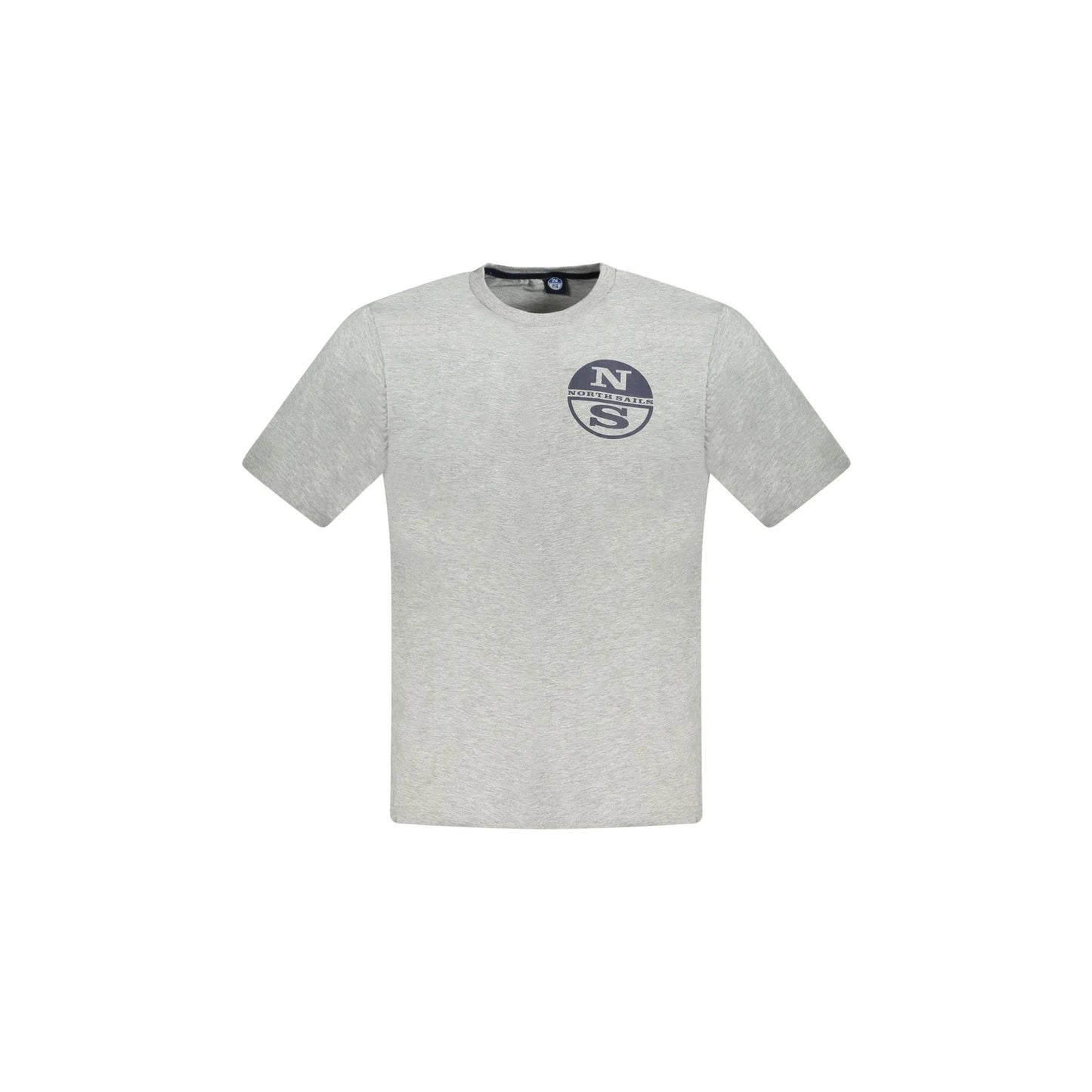 North Sails T-Shirt Maniche Corte Uomo Grigia Stampa Logo Grigio - foto prodotto
