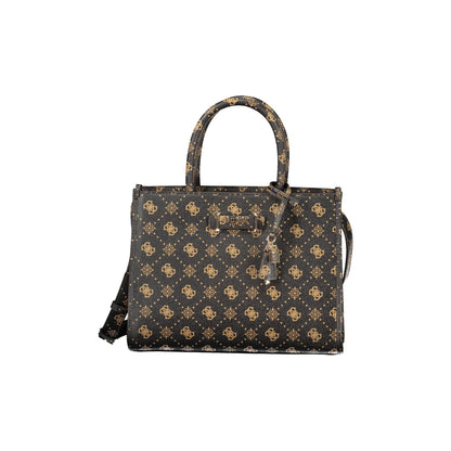 Guess Jeans Borsa a Tracolla Donna Marroni Logo Borse Marrone - foto prodotto