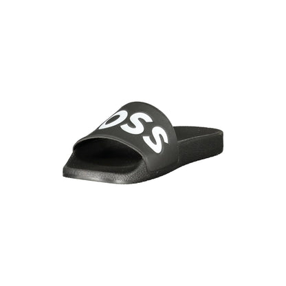 BOSS CALZATURA CIABATTA UOMO NERO