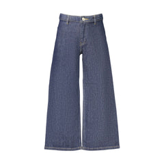 Guess vaqueros Unisex Azul Pierna Ancha Logo