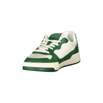 TOMMY HILFIGER Scarpe Sneakers Uomo Bianche con Dettagli Verdi bianco - vista 3