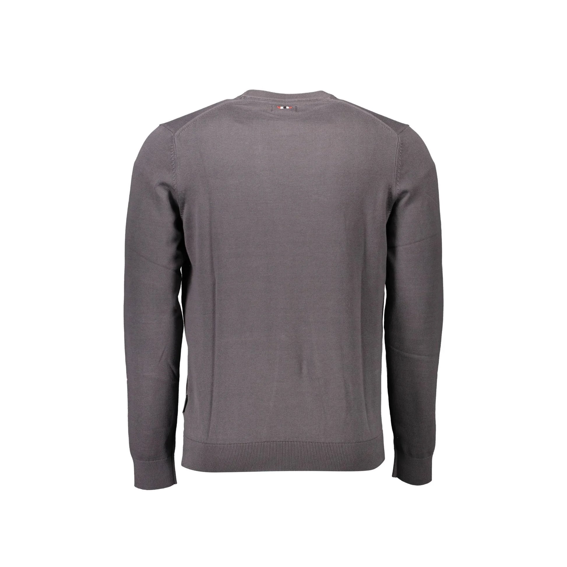Napapijri Maglia Uomo Grigia Girocollo Maniche Lunghe Maglie grigio - vista 2