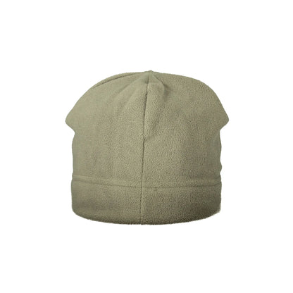 NORWAY 1963 Set Cuffia e Sciarpa Uomo Verde in Pile con Logo Cappelli - vista 2