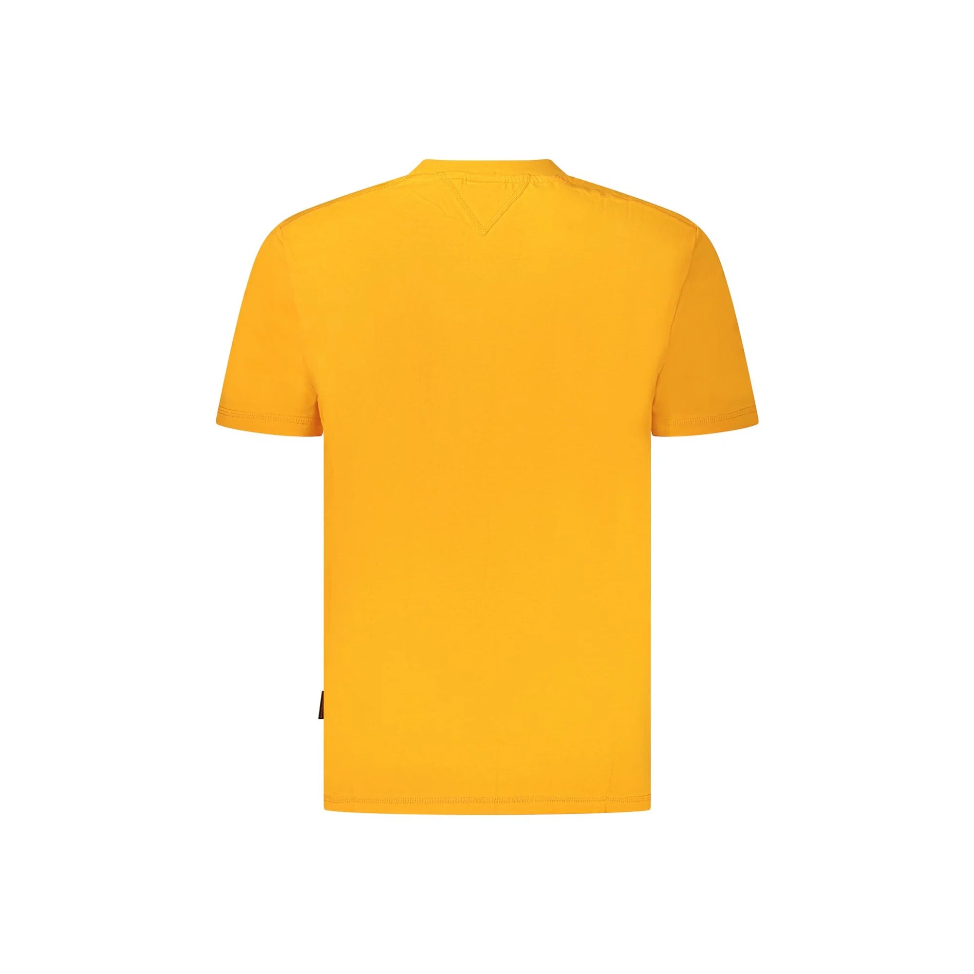 Napapijri T-Shirt Maniche Corte Uomo Arancione Stampa Logo - vista 2