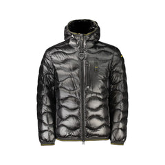 Blauer Giubbotto Maniche Lunghe Uomo Nero Logo