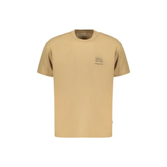 Refrigiwear T-Shirt Maniche Corte Uomo Marrone Stampa