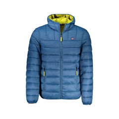 Norway 1963 Giubbotto Maniche Lunghe Uomo Blu con Cappuccio