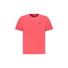 Pepe Jeans T-Shirt Maniche Corte Uomo Rossa Stampa Logo