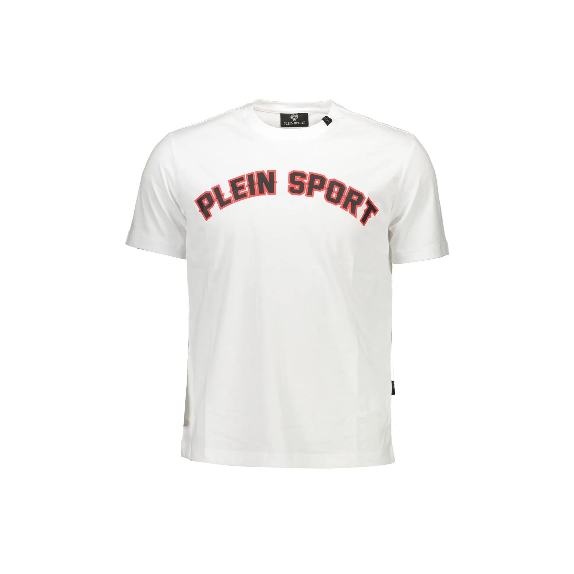 PLEIN SPORT T-SHIRT MANICHE CORTE UOMO BIANCO