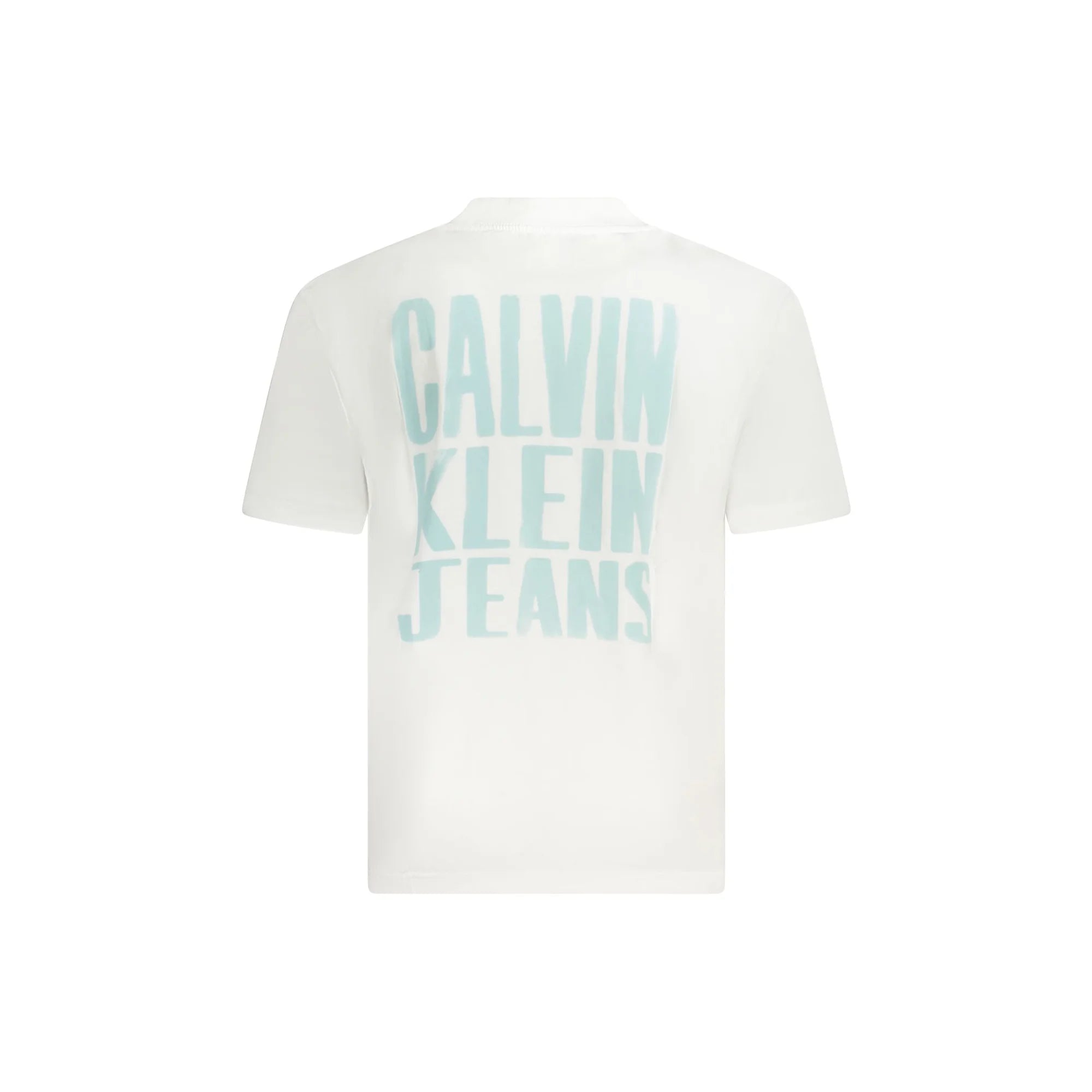 CALVIN KLEIN T-SHIRT MANICHE CORTE UOMO BIANCO